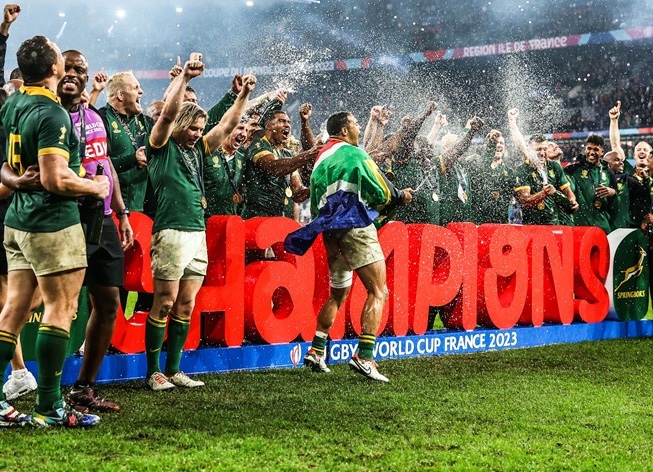 Springboks Thank South Africa For History - Making RWC Victory