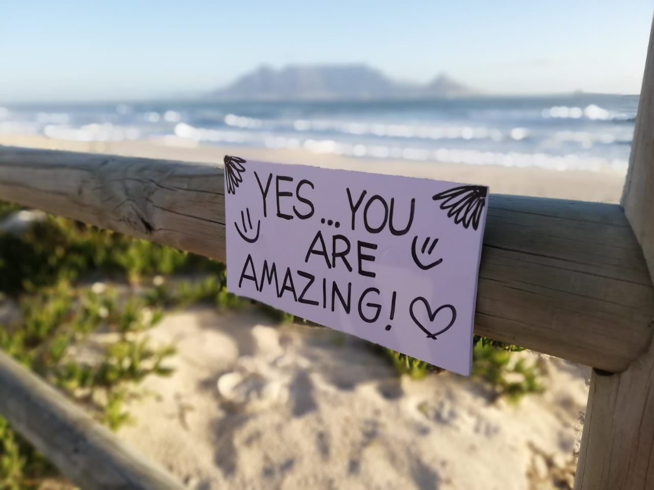 Capetonian is Leaving Messages of Hope And Kindness in Public Spaces!